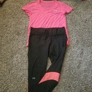Leggings and matching shirt